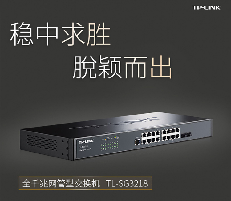 TP-LINK TL-SG3218全千兆16口網(wǎng)管型核心交換機