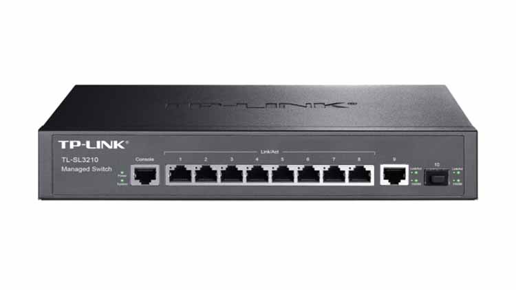 TP-LINK 8口二層網(wǎng)管型以太網(wǎng)交換機
