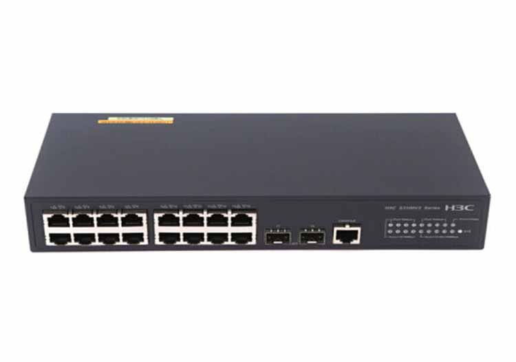 華三 LS-3100V3-18TP-SI-H1 16口千百兆混合二層交換機 附帶光口