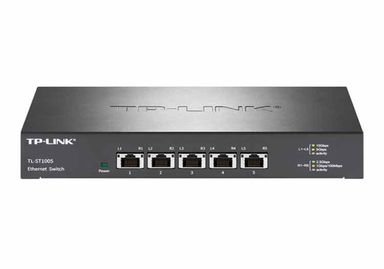 普聯(lián)（TP-LINK） TL-ST1005 5口全萬(wàn)兆企業(yè)級(jí)以太網(wǎng)交換機(jī)